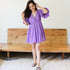 English Lavender Cotton Dress